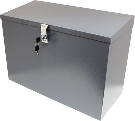 lock for metal box|lockable steel storage boxes.